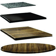 Gastro Tischplatte Rund 70 oder 80cm durchmesser Top qualität tischplatten DR965 